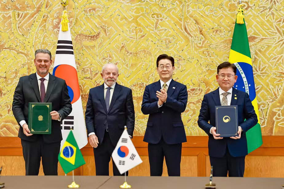Lula recebe presidente da Coreia do Sul; minerais críticos e terras raras dominam agenda bilateral