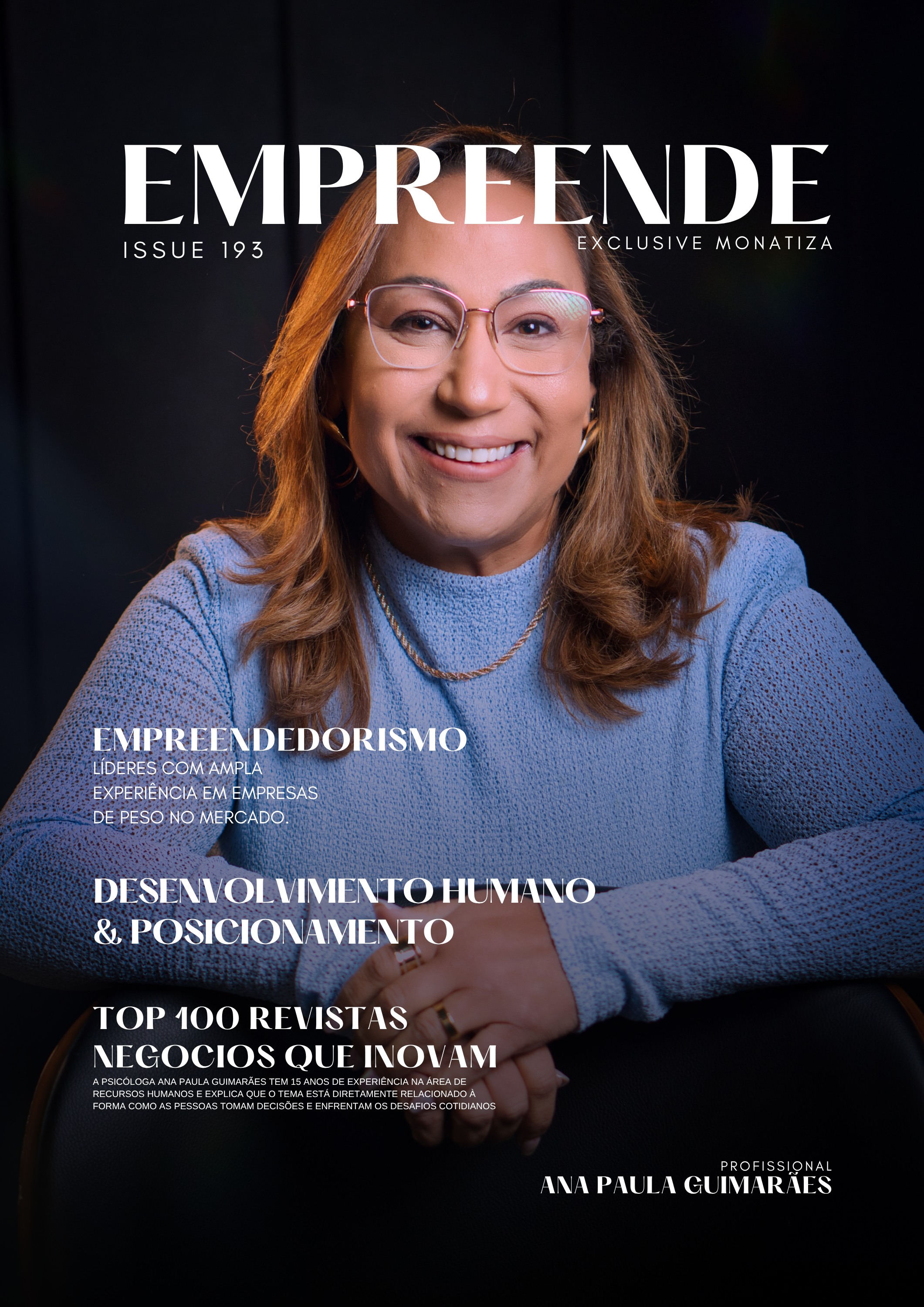Capa da revista Edição 193 - Ana Paula Guimarães